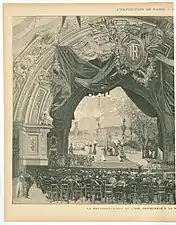 L'Exposition de Paris de 1889 (Supplément du no 79 (partie gauche).