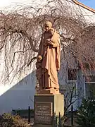 Statue de Saint Vincent déplacée au centre-ville en 1992