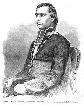 Mgr de La Tour d'Auvergne Archévêque de Bourges, 1862