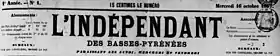 Image illustrative de l’article L'Indépendant des Basses-Pyrénées