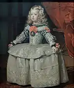 L'Infante Marguerite en robe blanche, Diego Velasquez.