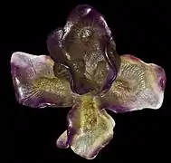 Daum L'iris 1990, pâte de cristal