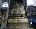 Côté épître, l'orgue postiche