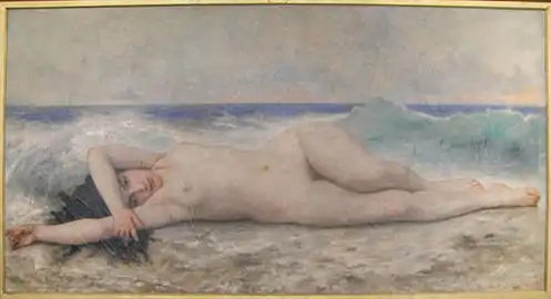 L'Océanide. William Bouguereau (1825-1905). Huile sur toile, 1904.