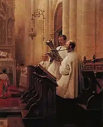 L'Ophicléide (1897), église de Saint-Saulve.