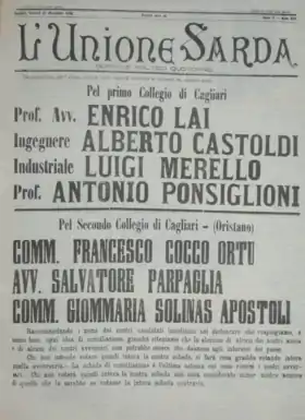 Image illustrative de l’article L'Unione Sarda