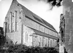 L'abbaye de Daoulas en 1884 (photo de Séraphin-Médéric Mieusement)