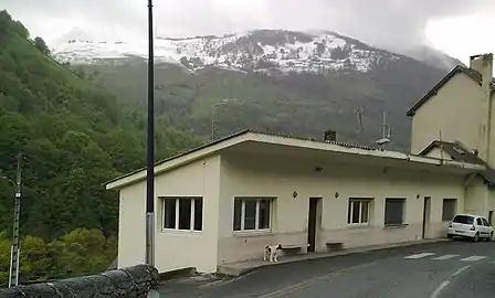 L'ancien poste des douanes française à Urdos.