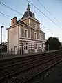 L'ancienne gare Sainte-Anne à Pluneret.