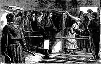 L'arrivée à un bal de la Mi-Carême à Constantinople en 1877