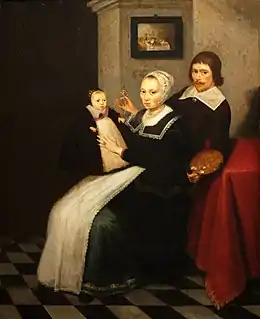 Jan Albertsz Rootius, L'Artiste et sa famille.