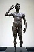 Lysippe. Athlète vainqueur. IVe siècle avant notre ère. Bronze. J. Paul Getty Museum