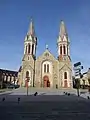 L'église paroissiale Saint-Martin : la façade.