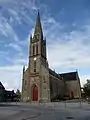 L'église paroissiale Saint-Pierre-et-Saint-Paul : vue extérieure d'ensemble.