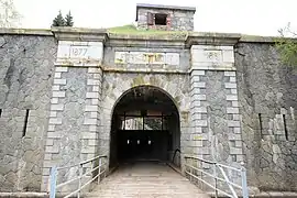 L'entrée du fort.