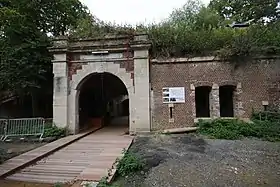 L'entrée du fort du Vert-Galant en 2017.