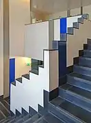 van Doesburg et Jean Arp, l'escalier