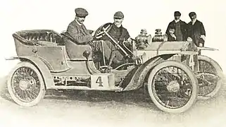 Vainqueur du RAC Tourist Trophy 1906, sur Rolls-Royce 20 HP