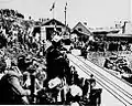 L'inauguration de la station de sauvetage de Lampaul (1938).