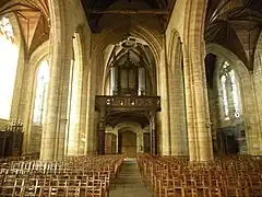 Vue sur l'orgue.