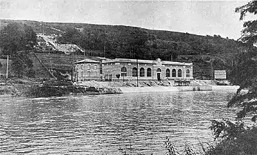 L'usine élévatoire d'Empalot, en 1936.