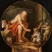 L'Hiver, par Jean Restout, musée de Versailles, inv. MV 7358.