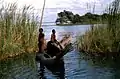 Pêcheurs sur le lac.