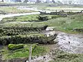 L'arrière-port du Guilvinec-Léchiagat : le cimetière à bateaux en 1990.