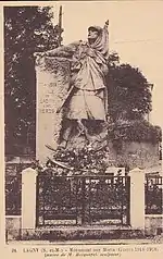 Monument aux morts de 14-18« Monument aux morts de 1914-1918 à Lagny », sur À nos grands hommes