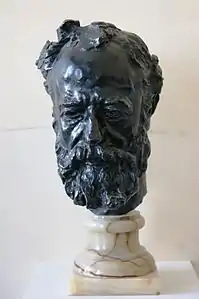 Auguste Rodin, Alphonse Legros (1881-1882), Paris, musée Rodin.