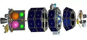LADEE est le premier exemplaire d'un modèle de sonde spatiale modulaire.