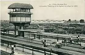 Rotonde et halle-atelier ferroviaires