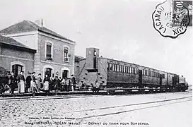 Gare de Lacanau-Océan.