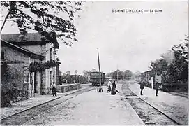 Gare de Sainte-Hélène.