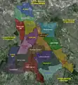 Les différents wards du borough de Lewisham.