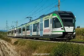 Chemin de fer secondaire à voie métrique Lausanne – Bercher.