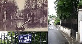 Zouave en faction, avenue des Fleurs (7).