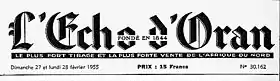 Image illustrative de l’article L'Écho d'Oran