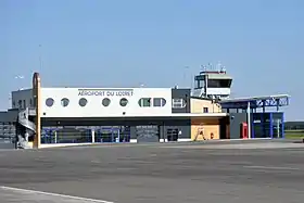 L'aérogare de l'aéroport Orléans Loire-Valley