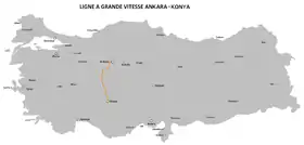 Image illustrative de l’article LGV Ankara-Konya