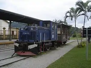Locomotive fabriquée par Locomotives et Locotracteurs Diesel-SA, exploité par ABPF (pt) à Curitiba (Brésil).