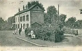 La gare d'Abbeville-Porte-du-Bois, vers 1920.