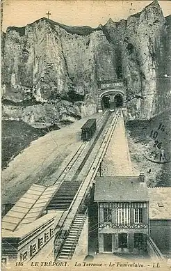 L'ancien funiculaire, vers 1924.