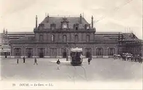Desserte par le tramway,vers 1900.