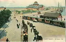 Le terminus de Saint-Malo, avant la Première Guerre mondiale