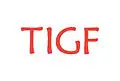 Logo de TIGF de 2013 à 2018.