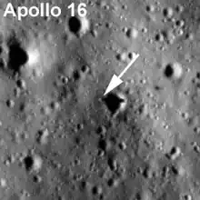 Le LM d'Apollo 16 a pu être photographié depuis l'orbite lunaire par la sonde LRO