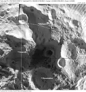 Image illustrative de l'article Faustini (cratère)