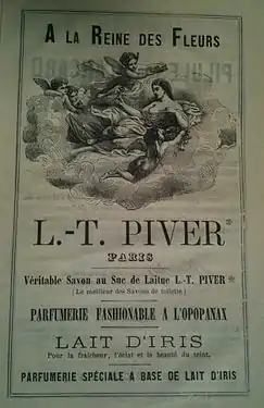 Publicité des années 1880.