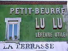 Publicité murale LU à Trentemoult.